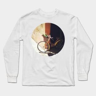 Yellow Bicycle Long Sleeve T-Shirt